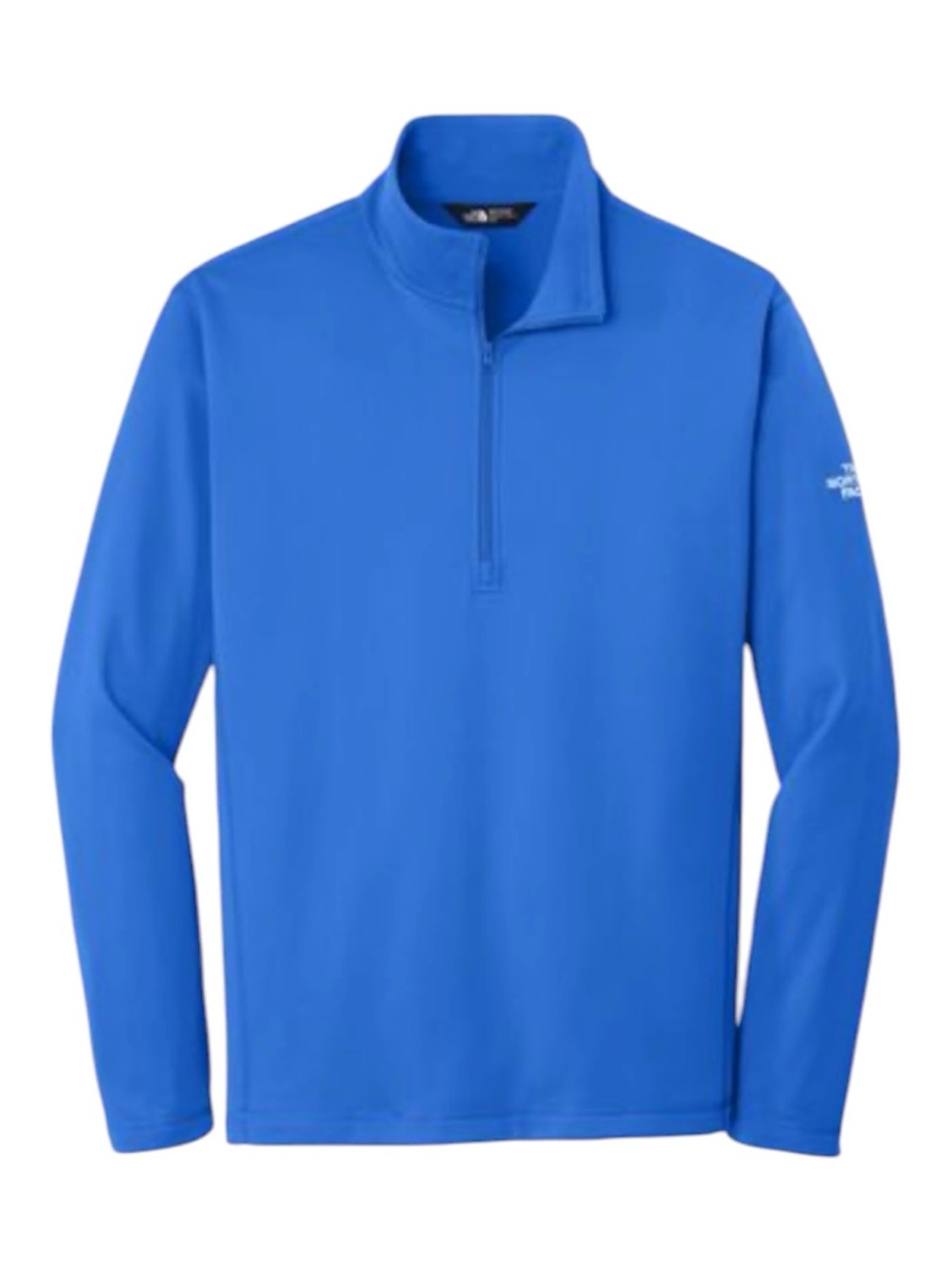 North Face Blue FlashDry Quarter Zip Pullover Large Mens NWOT